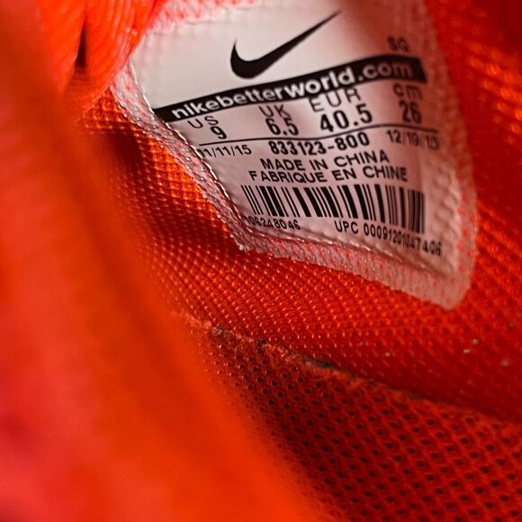 Nike Air Force 1 Low Upstep BR Women’s Size 9 – Bright Crimson/Orange - Picture 8 of 8